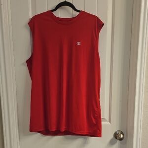 Champion Red Sleeveless Shirt